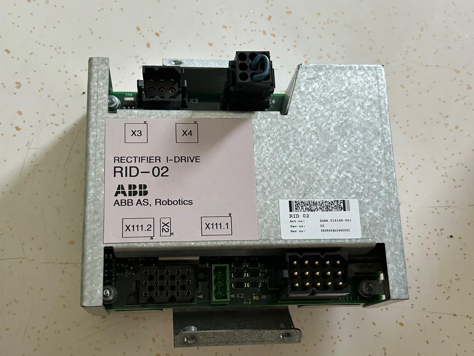 Rectifier I-drive RID-02, Art.no: 3HNA015149-001, Rev 02