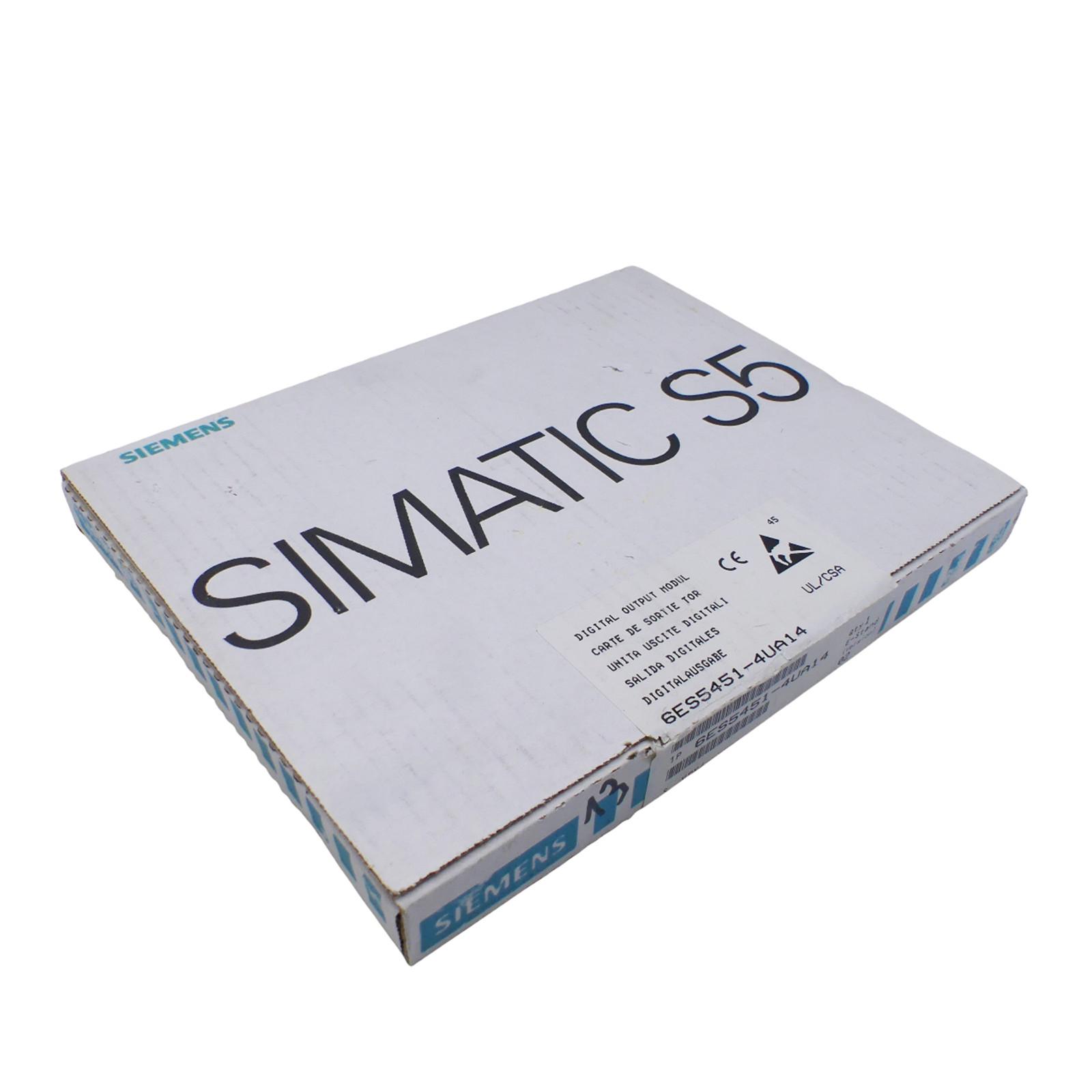 Simatic S5 6ES5451-4UA14 Version 6ES5 451-4UA14 E-Stand Excellent Condition