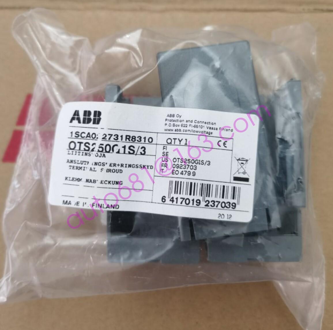 Disconnect Switches Accessories Terminal Covers OTS250G1S/4 OTS400G1S/4