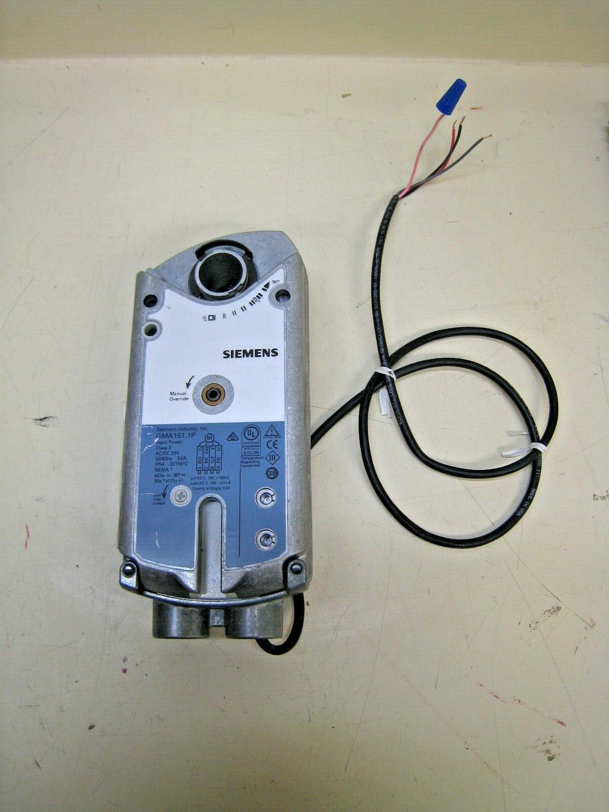 GMA151.1P GMA" Series Spring Return Rotary Damper Actuator 24VAC/VDC