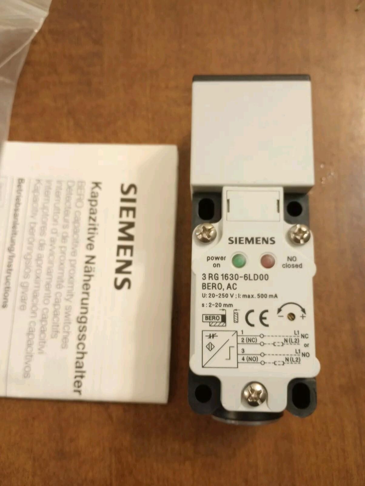 3RG 1630-6LD00 CAPACITIVE PROXIMITY SWITCH