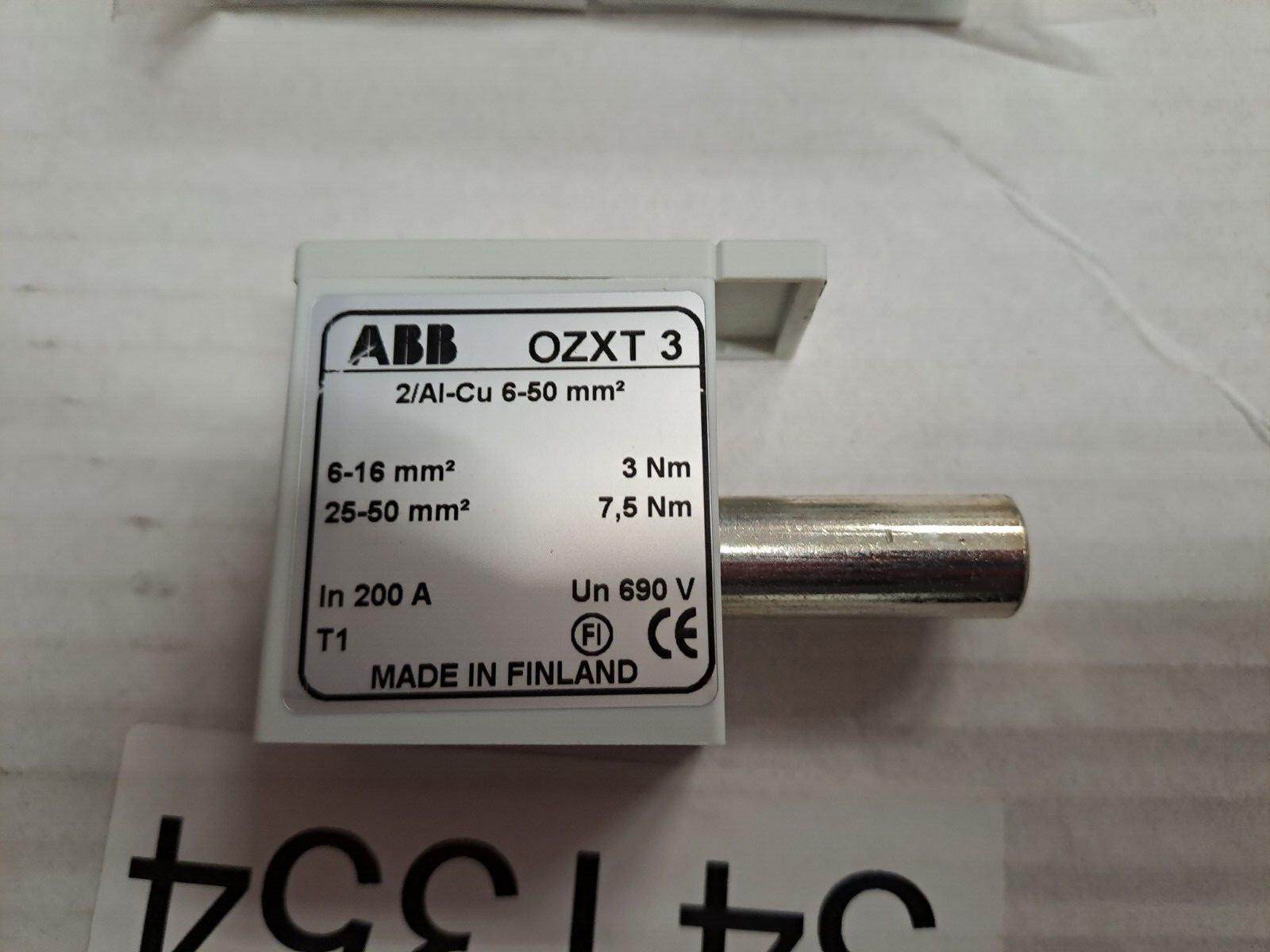 45x 1SCA022639R0720 OZXT3 Terminal Set Clamp Breaker Expander to 1/0 AWG