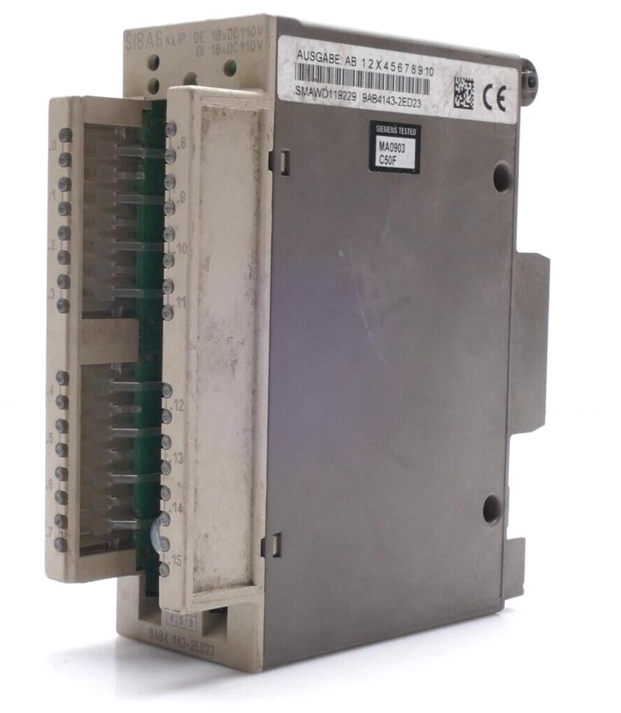 SIBAS CLIP 9AB4143-2ED23 E:03 Digital Input 9AB4 143-2ED23