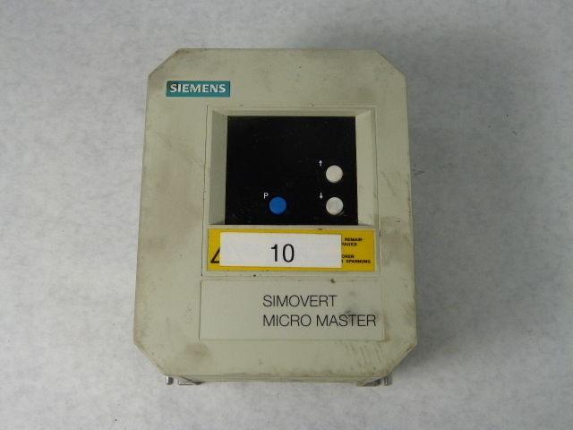 6SE3-012-0BA00 6SE3012-0BA00 MicroMaster Drive 1/2HP 370W 230VAC