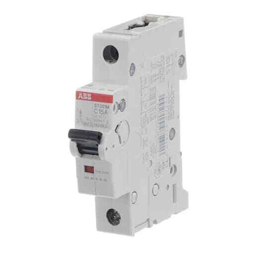 ST201M-C15, Miniature Circuit Breaker C-Char., 10kA, 15A, 1P