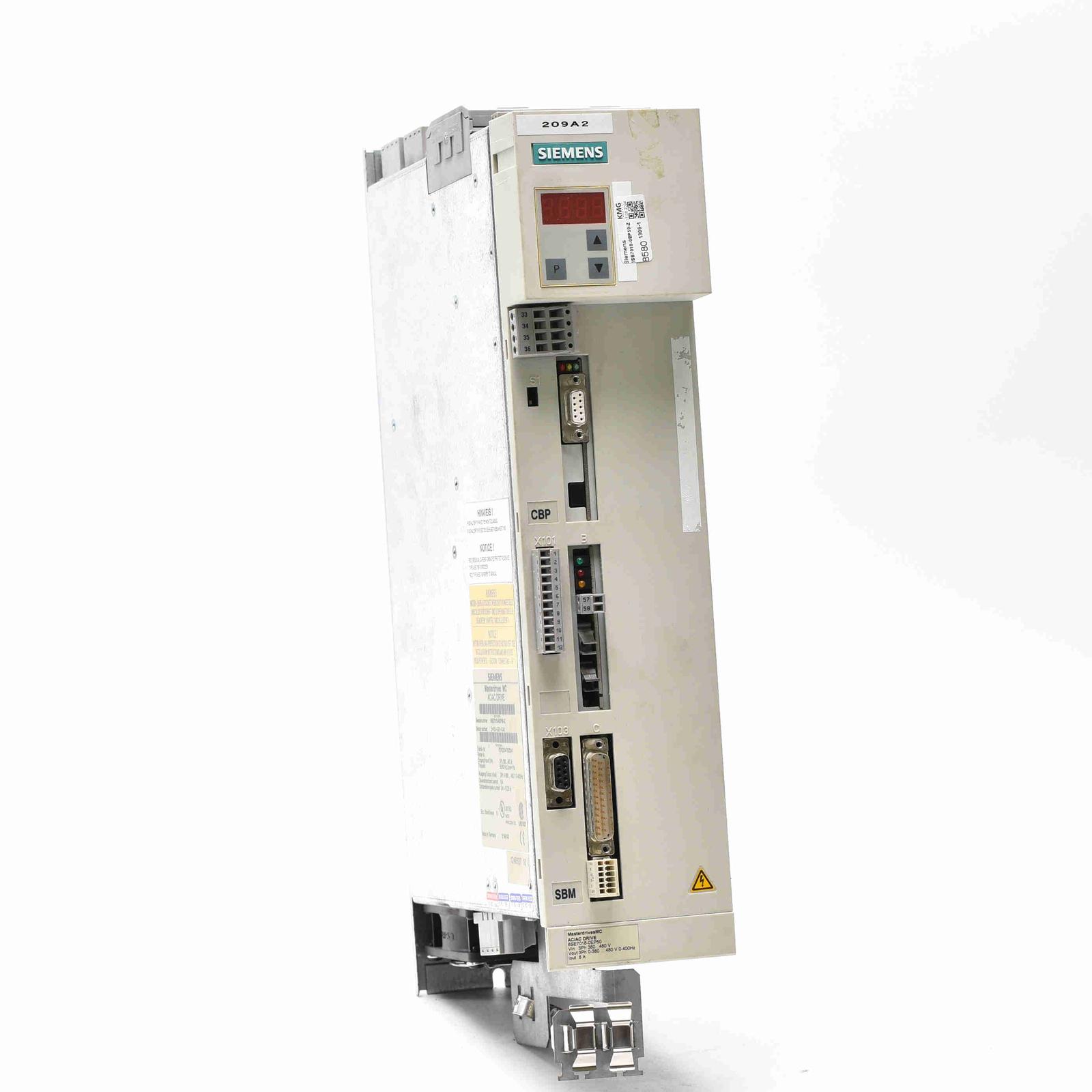 Simovert Masterdrives 6SE7018-0EP50-Z 6SE7018-0EP50 Z=F01+G91+C43