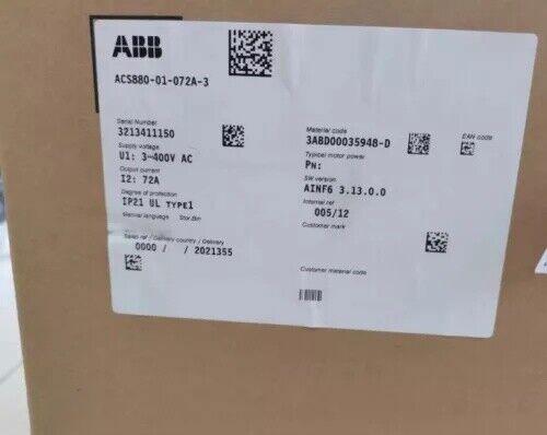 ACS880-01-072A-3 converter or