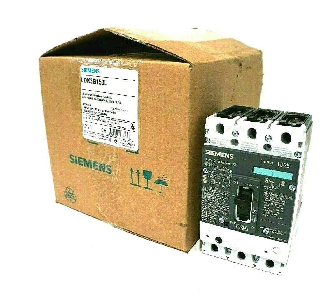 LDK3B150L CIRCUIT BREAKER TYPE LDGB 150A 3-POLE 480V 50/60 HZ
