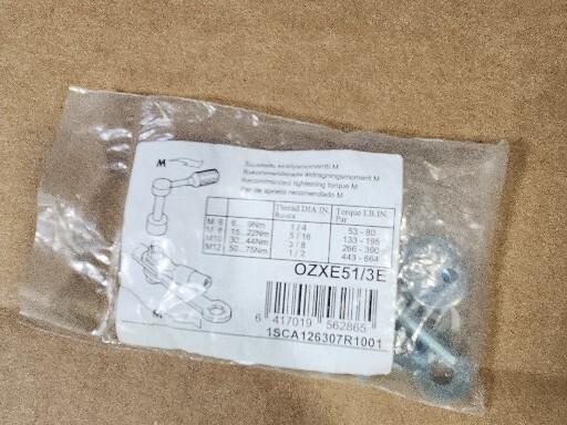 1SCA126307R1001 OZXE51/3E Hardware Kit