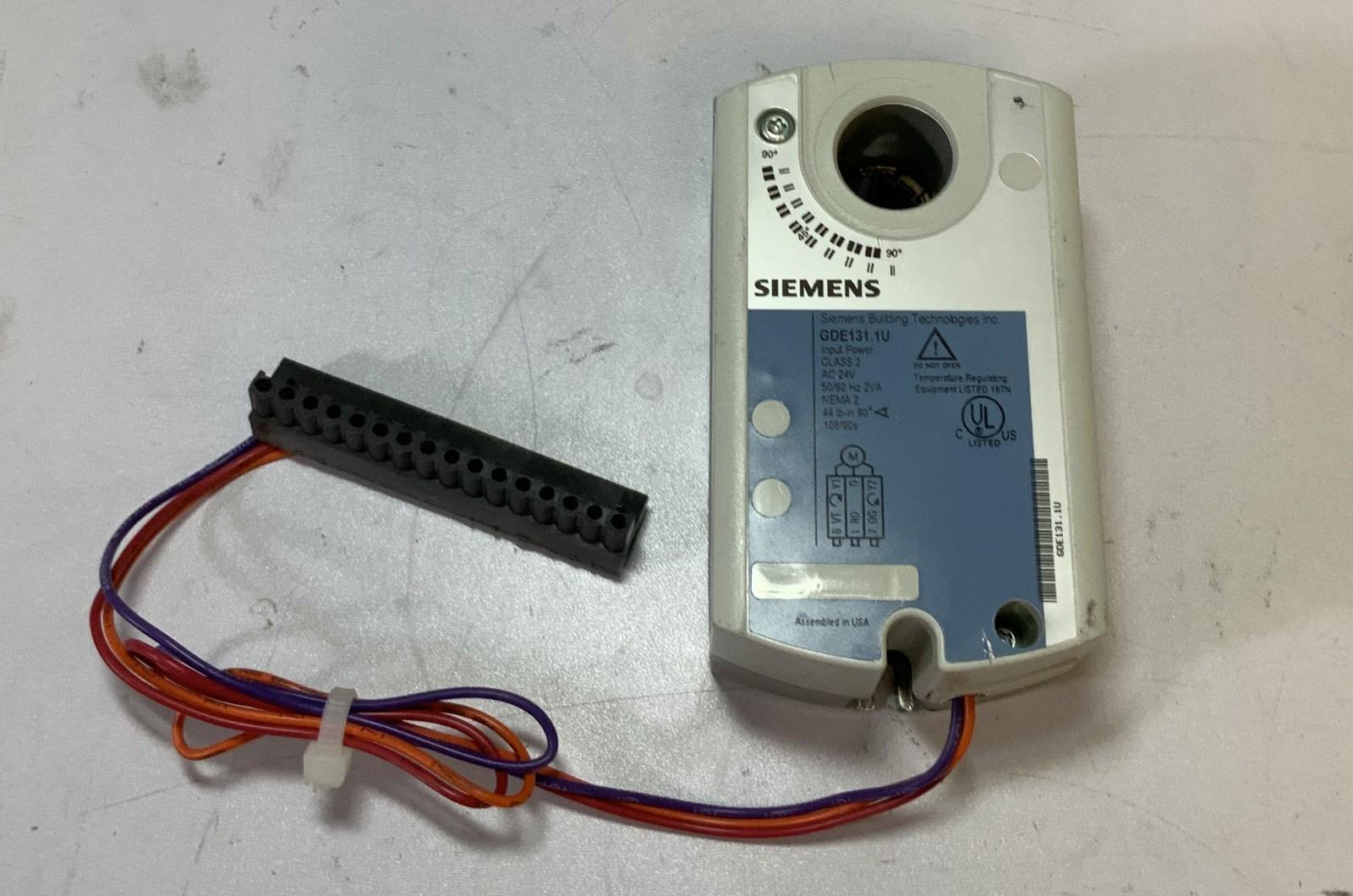 GDE131.1U 24V Non-Spring Return Damper Actuator, White I4E"