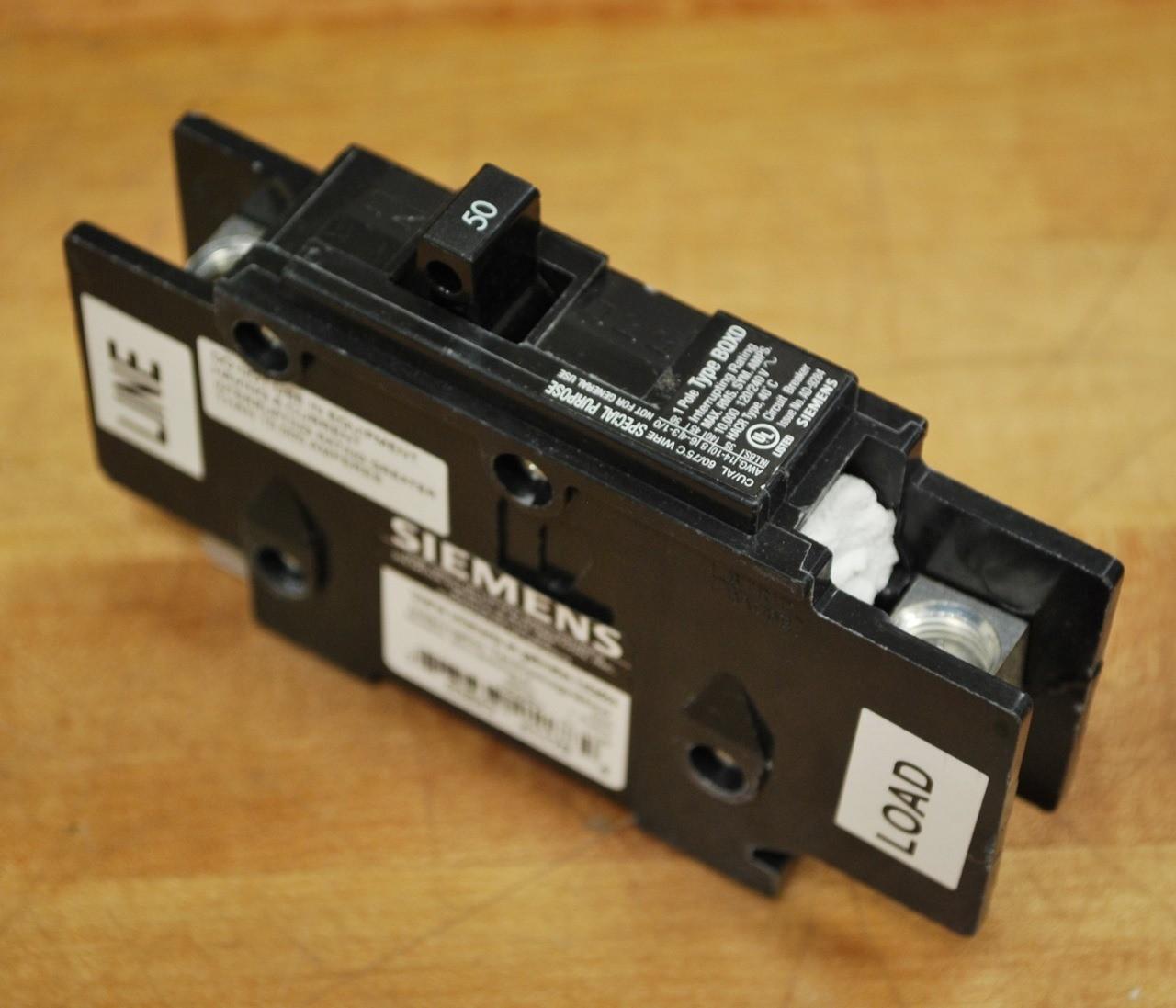 BRKR BQXD 1P 120V 50A 10K DIN LUG