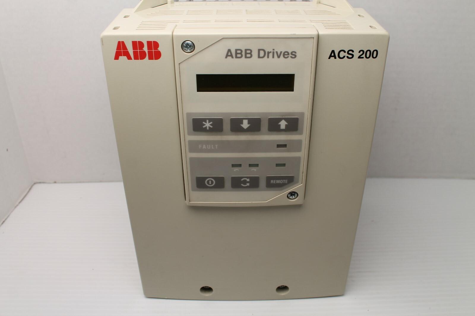 ACS201-4P9-3-00-10 AC Drive Frequency Converter 480V 3PH 5Hp 3.7kW