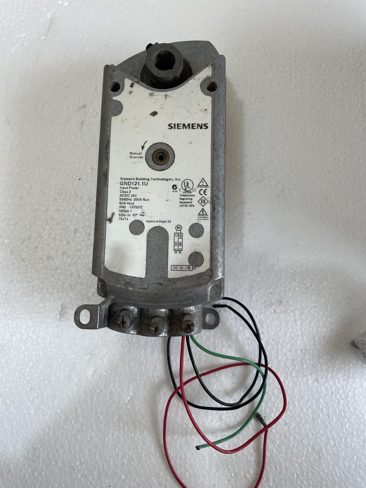 GND 121.1U FIRE DAMPER ACTUATOR
