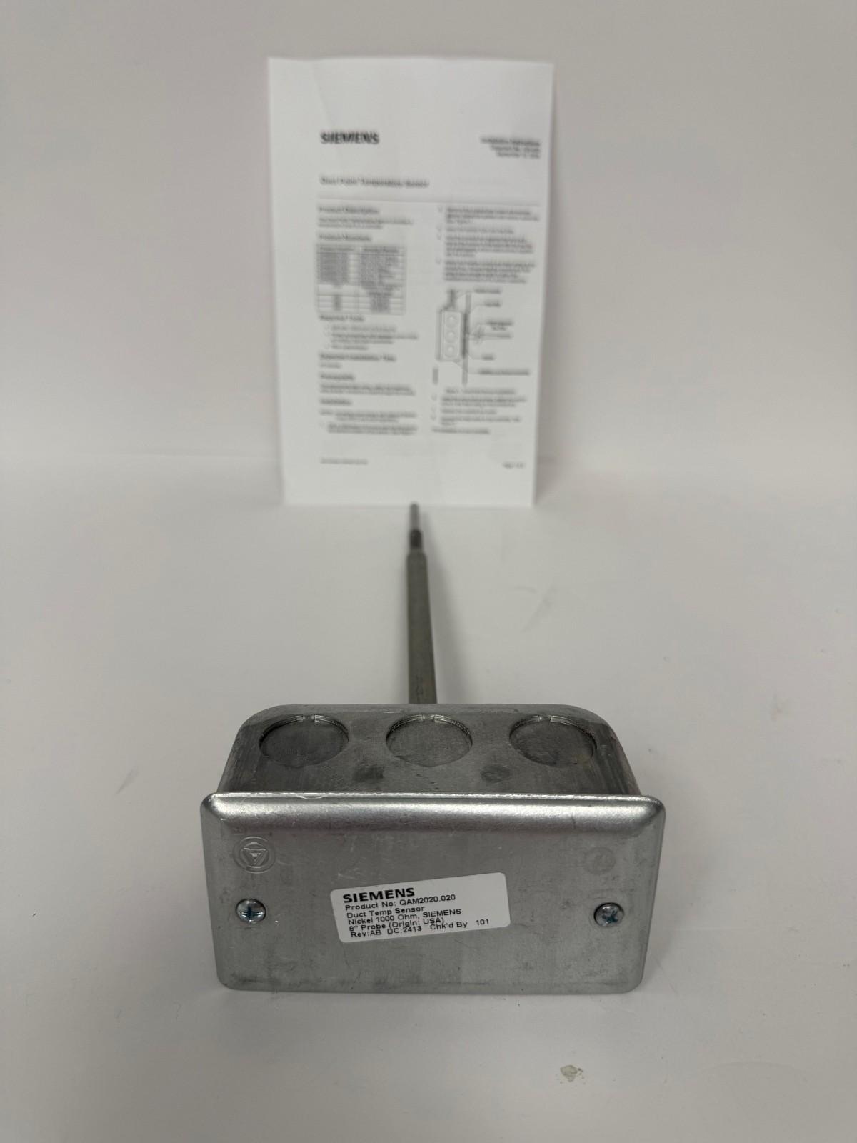 QAM2020.020 DUCT TEMP SENSOR 8" PROBE