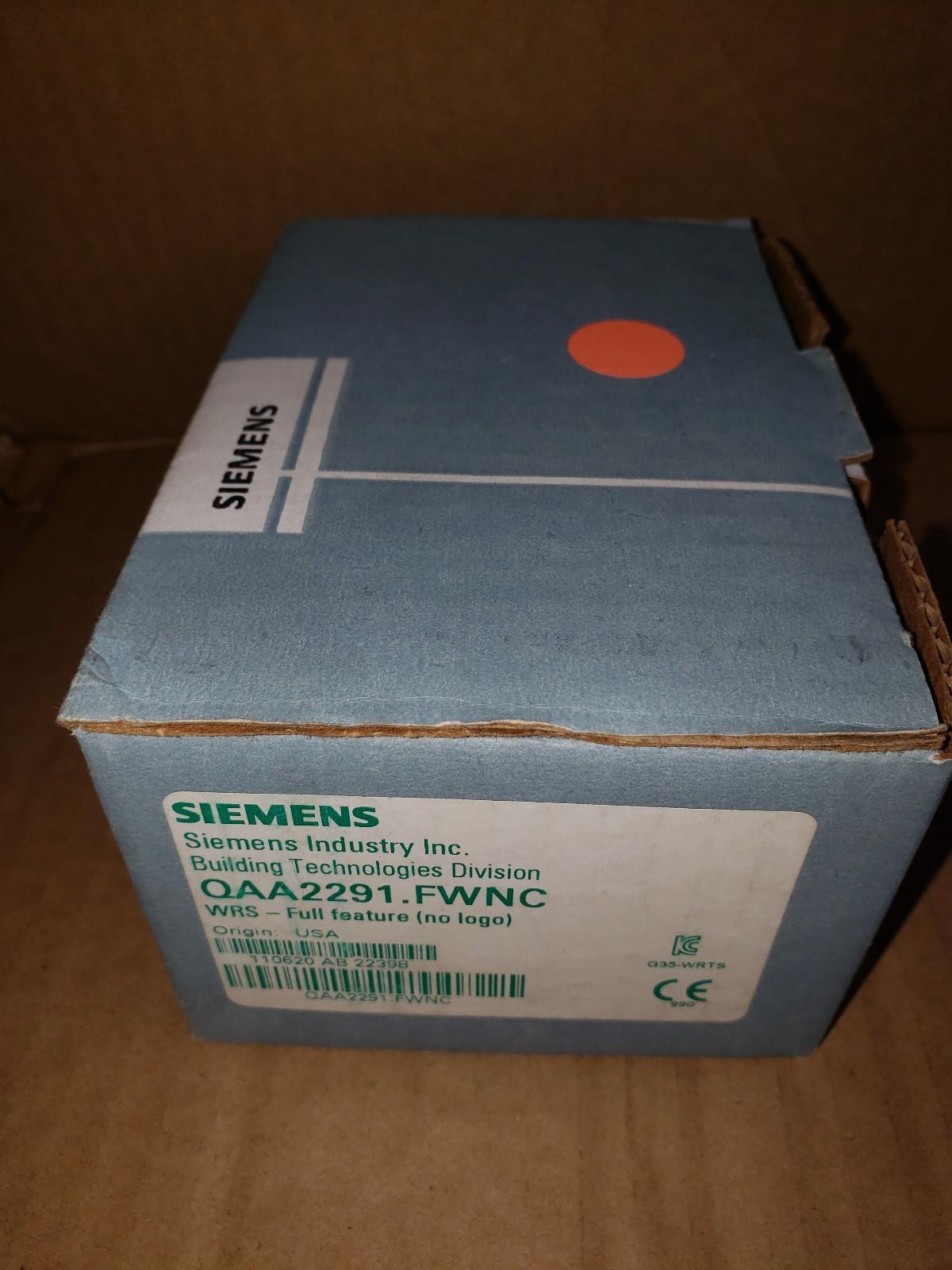 Wireless Room Sensor QAA2291.FWNC