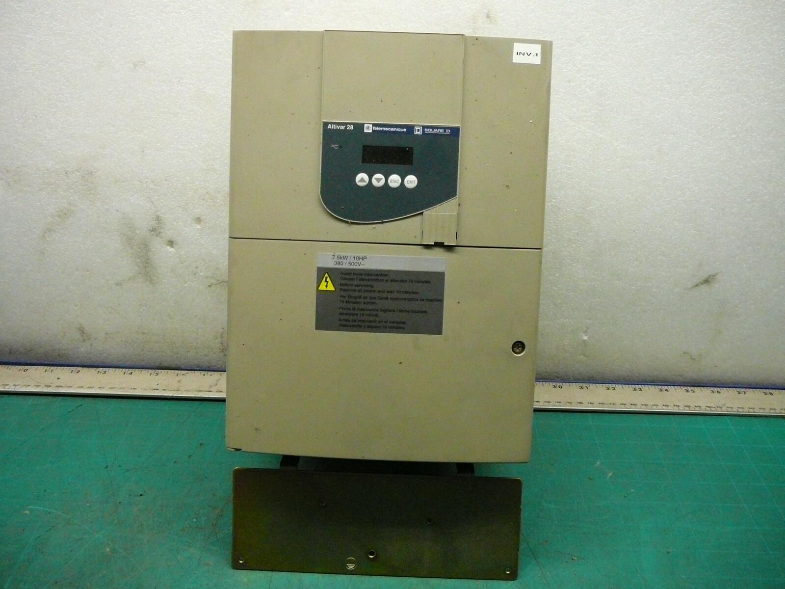 INVERTER ATV28HD12N4 TELEMECANIQUE SQUARE D ALTIVAR 28 10HP