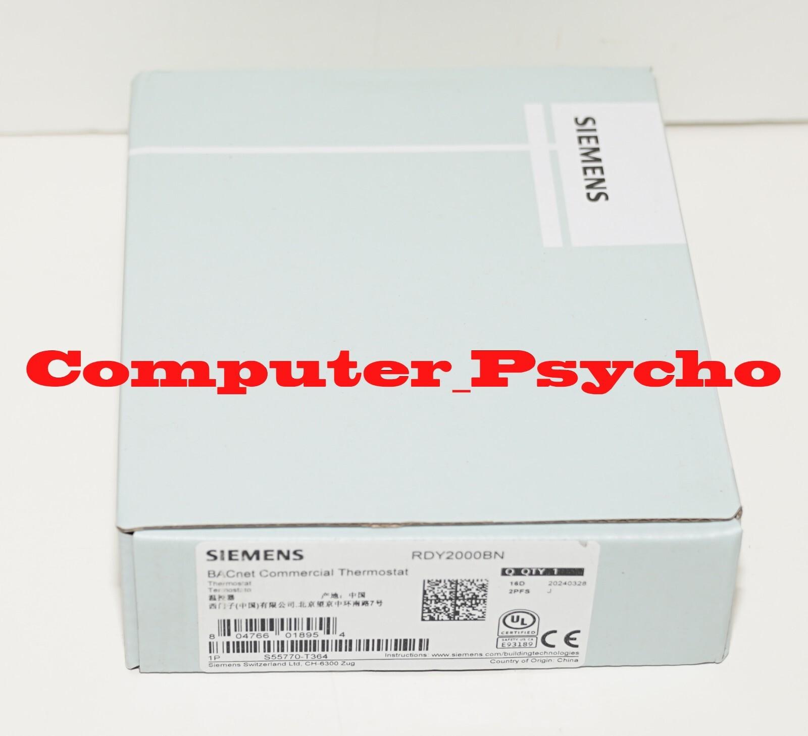 S55770-T364 RDY2000BN ROOM THERMOSTAT BACNET COMMERCIAL THERMOSTAT
