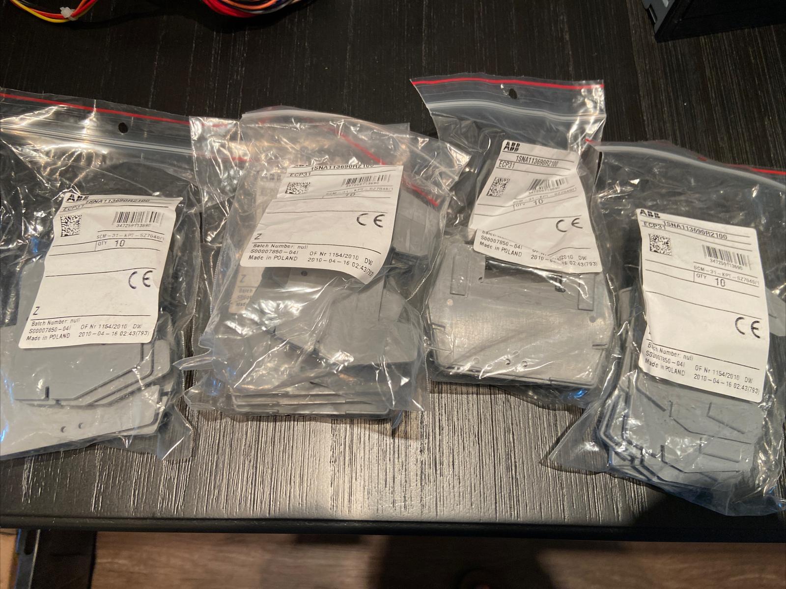Lot Of 50 011369021 Entrelec Terminal Block ECP31 PARTITION