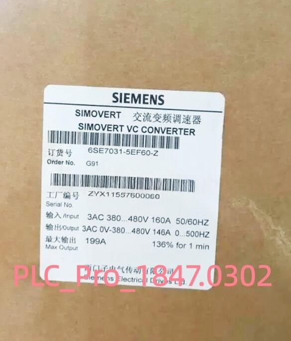 6SE7 031-5EF60-Z 6SE7031-5EF60-Z SIMOVERT MD Converter unit 75KW 3AC