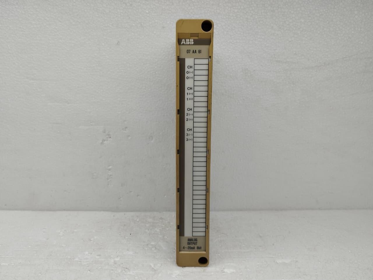 743 GJV No. Analog Output Module R1, ABB 07AA61R1 07 AA 61 R1