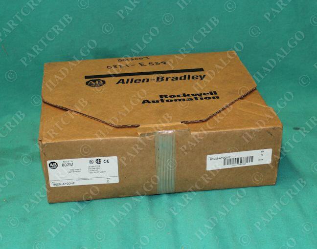 802M-AY20NF, Pre-Wired Limit Switch Lever Type