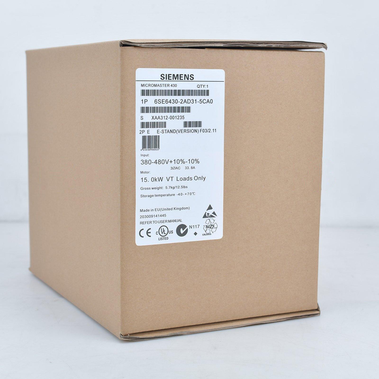frequency converter 6SE6430-2AD31-5CA0 6SE6 430-2AD31-5CA0 15KW
