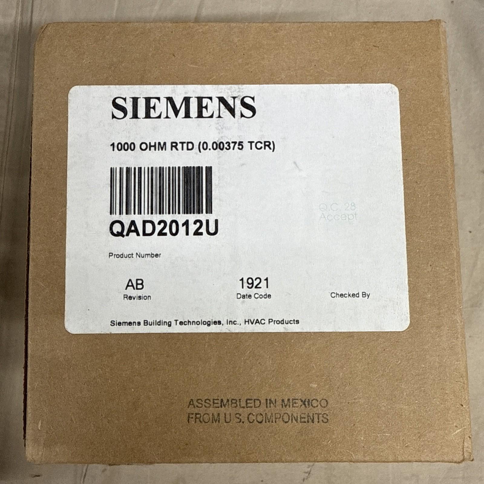 QAD2012U 1000 Ohm RTD Temperature Sensor Transmitter Bullet Style
