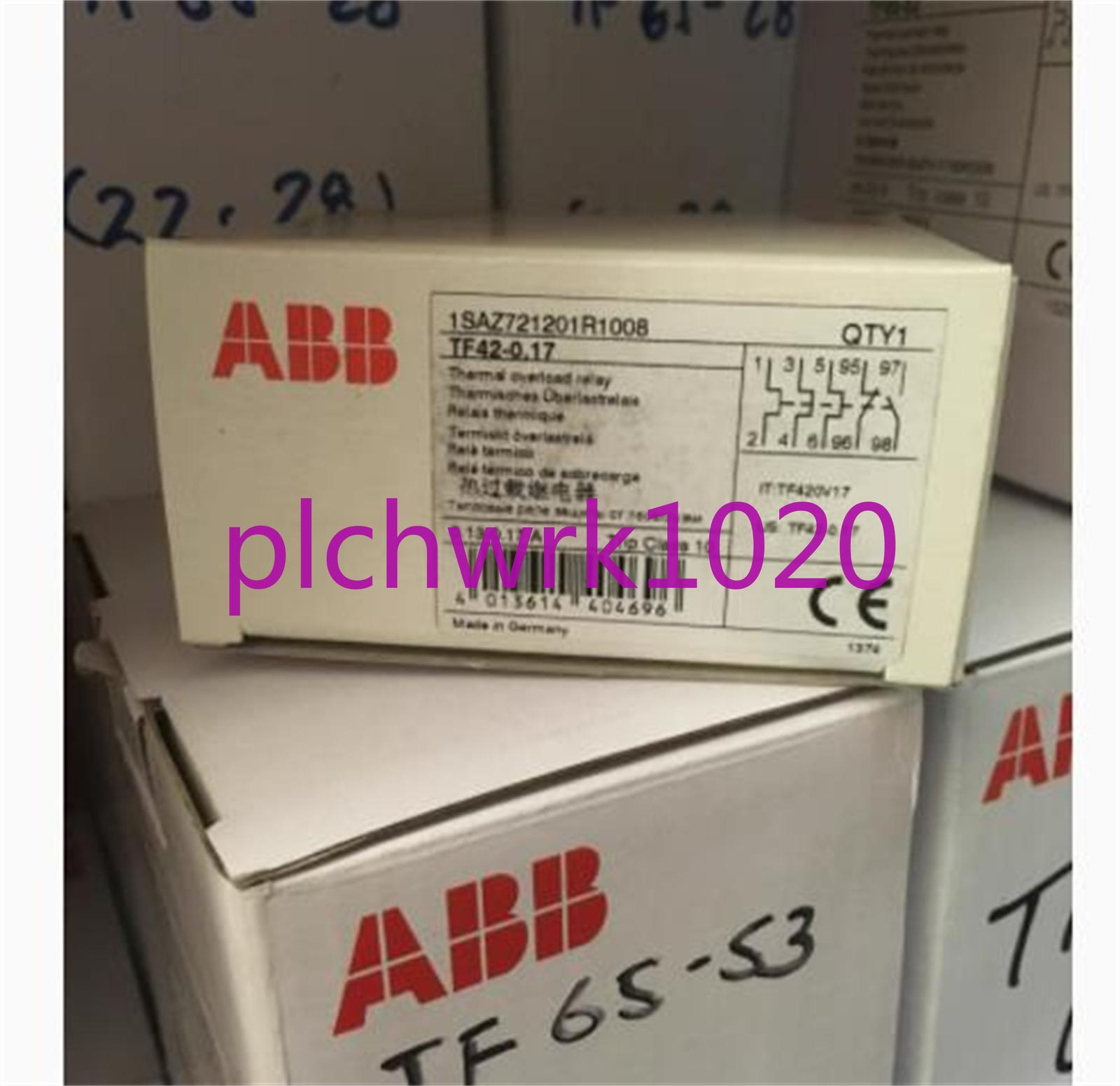TF42-0.17 Thermal Overload Relay 0.13 0.17 1SAZ721201R1008