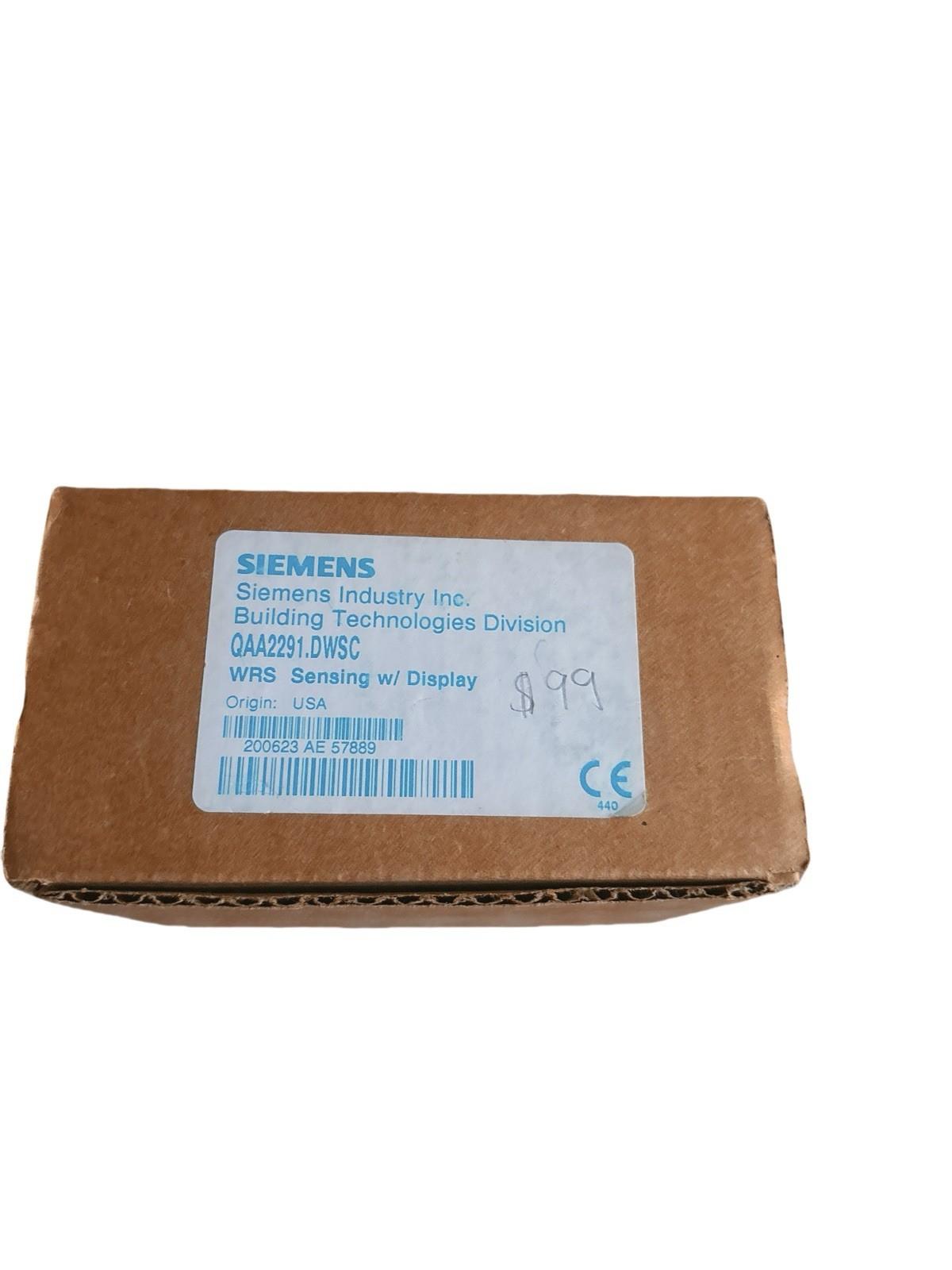WRS Sensing W/ Display QAA2291.DWSC