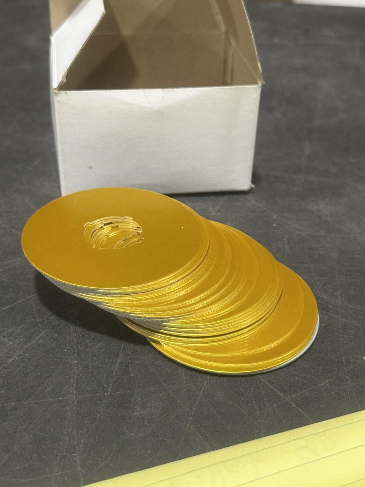 SK 615546-8 N/P Blank 70 Round Yellow Lot Of 25