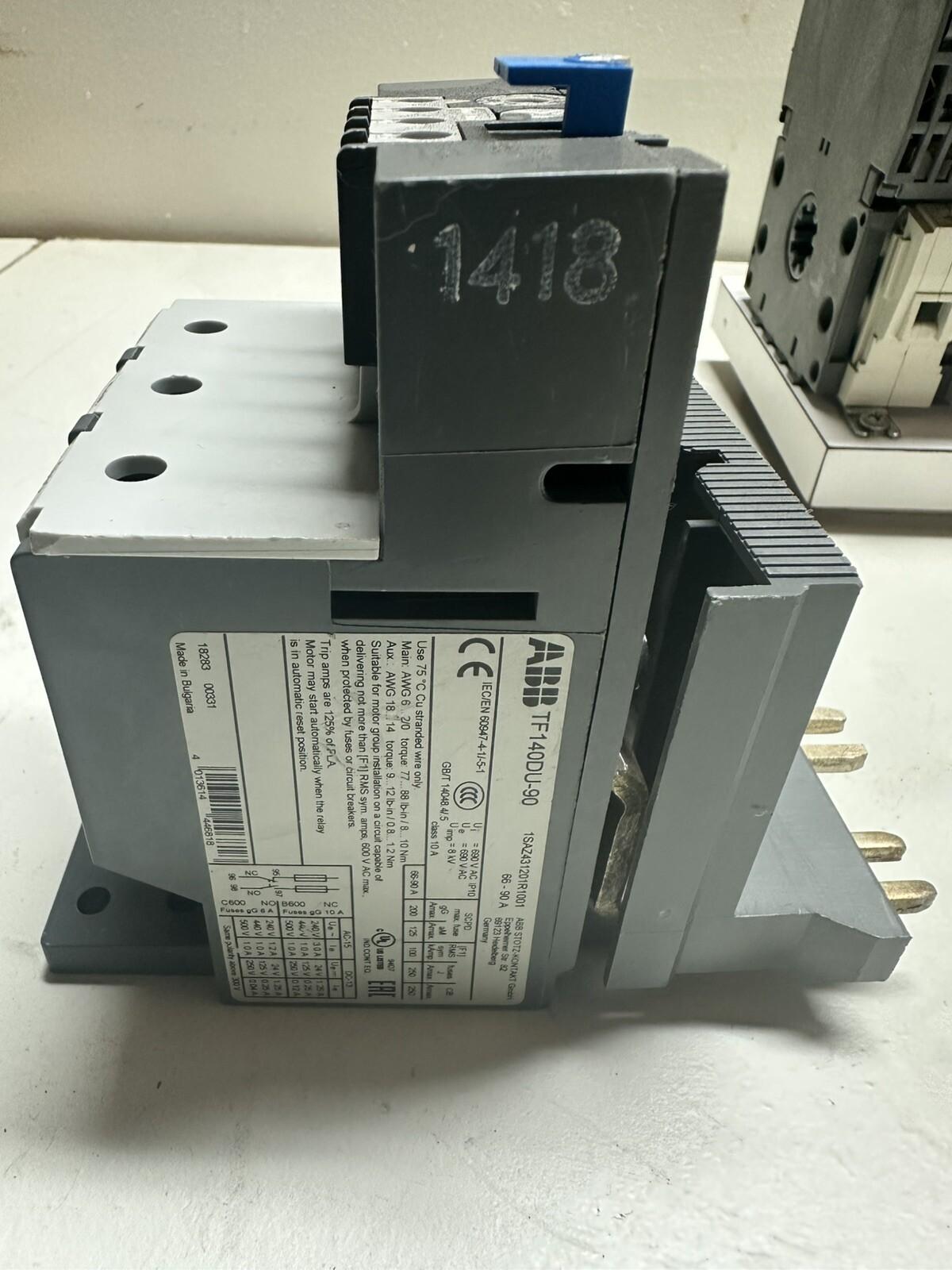 Thermal Overload Relay TF140DU-90