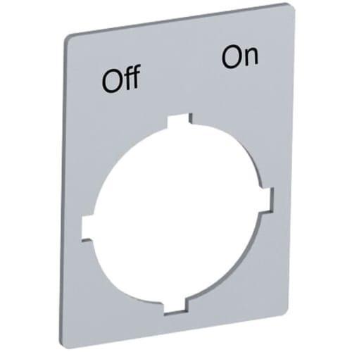 SK 615 552-53BC LEGEND PLATE OFF/ON