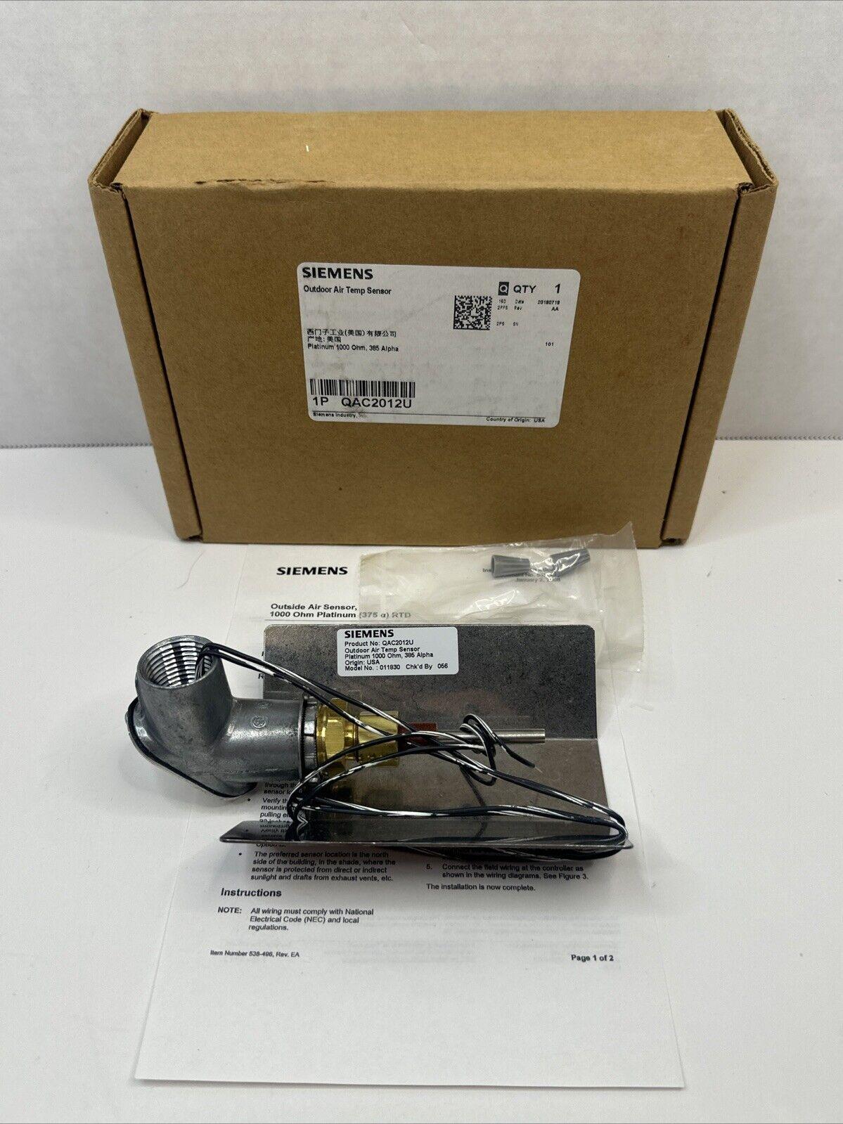 Outdoor Air Temperature Sensor QAC2012U