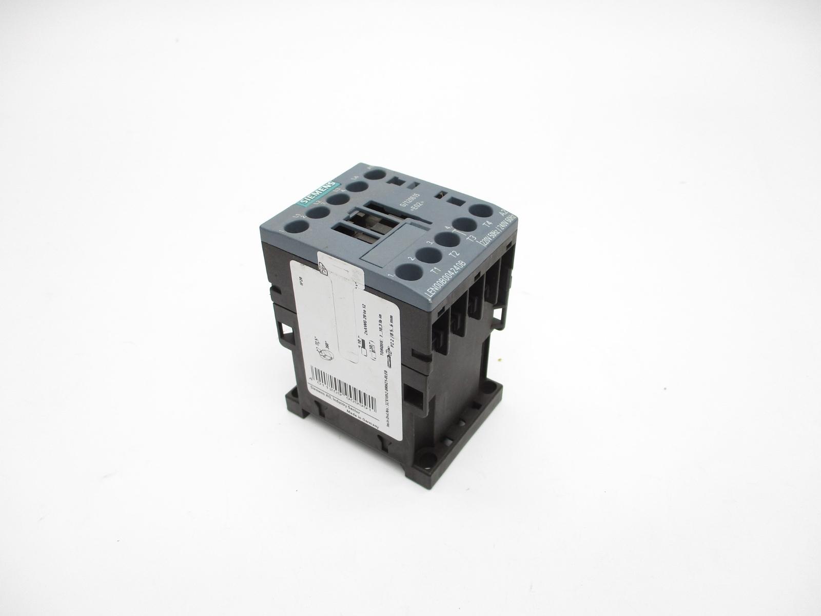 SIRIUS LEN00B004240B 220/240V 50/60HZ 7.5HP LIGHTING CONTACTOR NICE