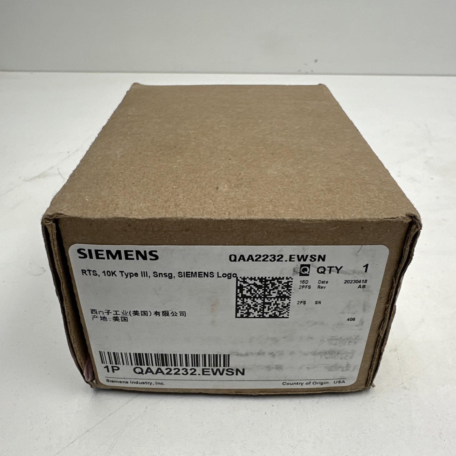 QAA2232.EWSN RTS ROOM TEMP. SENSOR