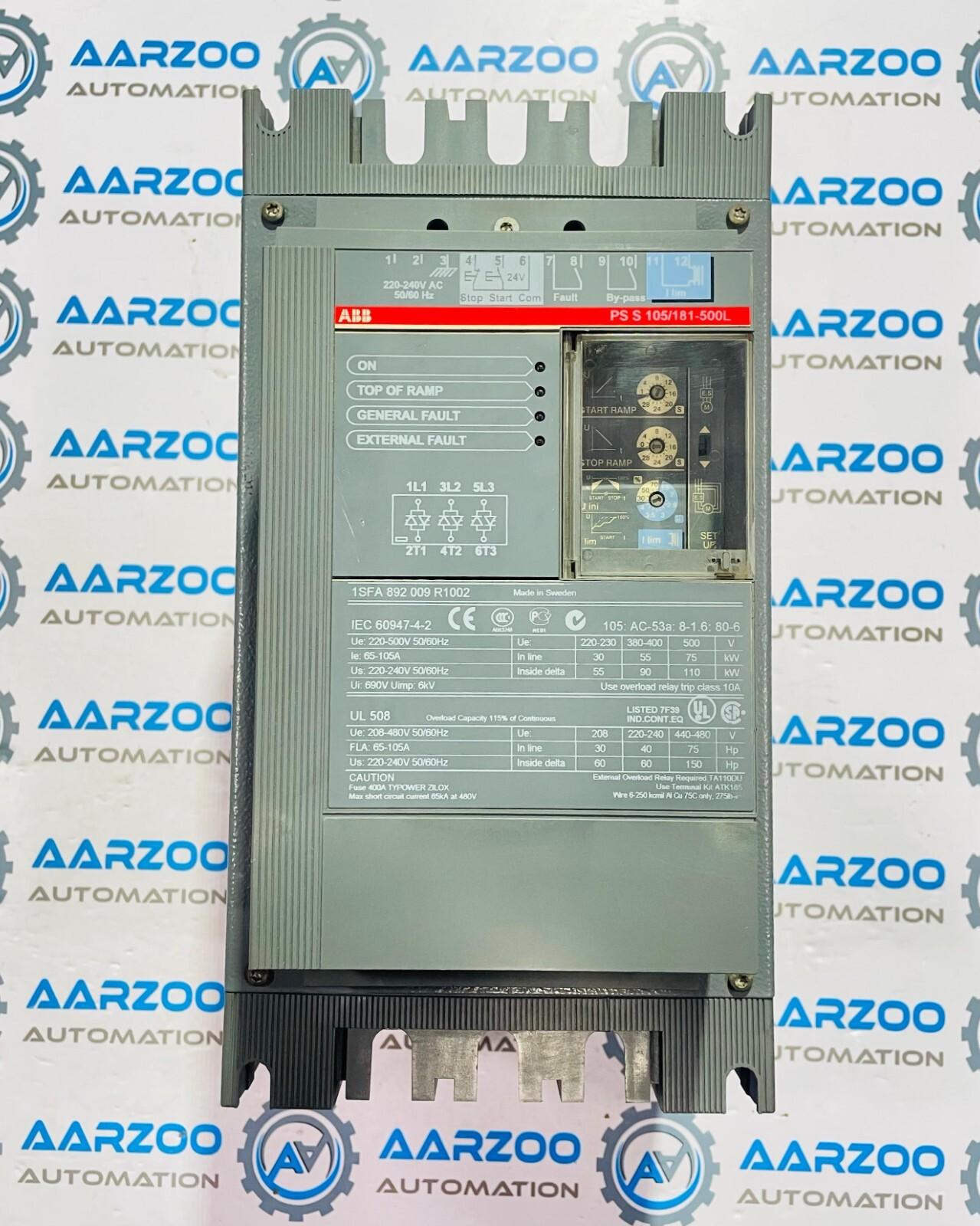 PS 105/181-500L 1SFA892009R1002 PSS105/181-500L softstarter