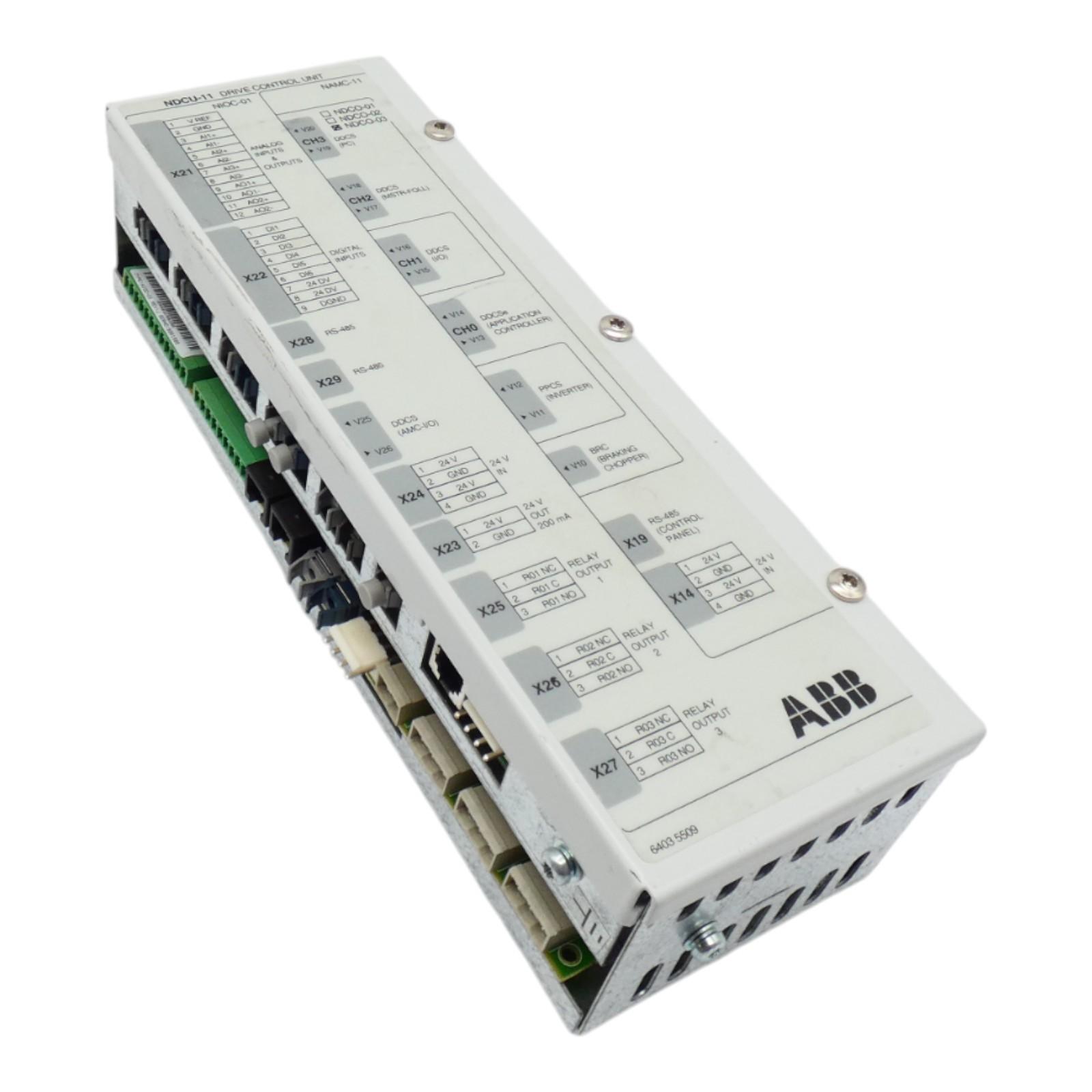 NDCU-11 NDCO-03 NIOC-01 NAMC-11 Rev. Drive Control Unit