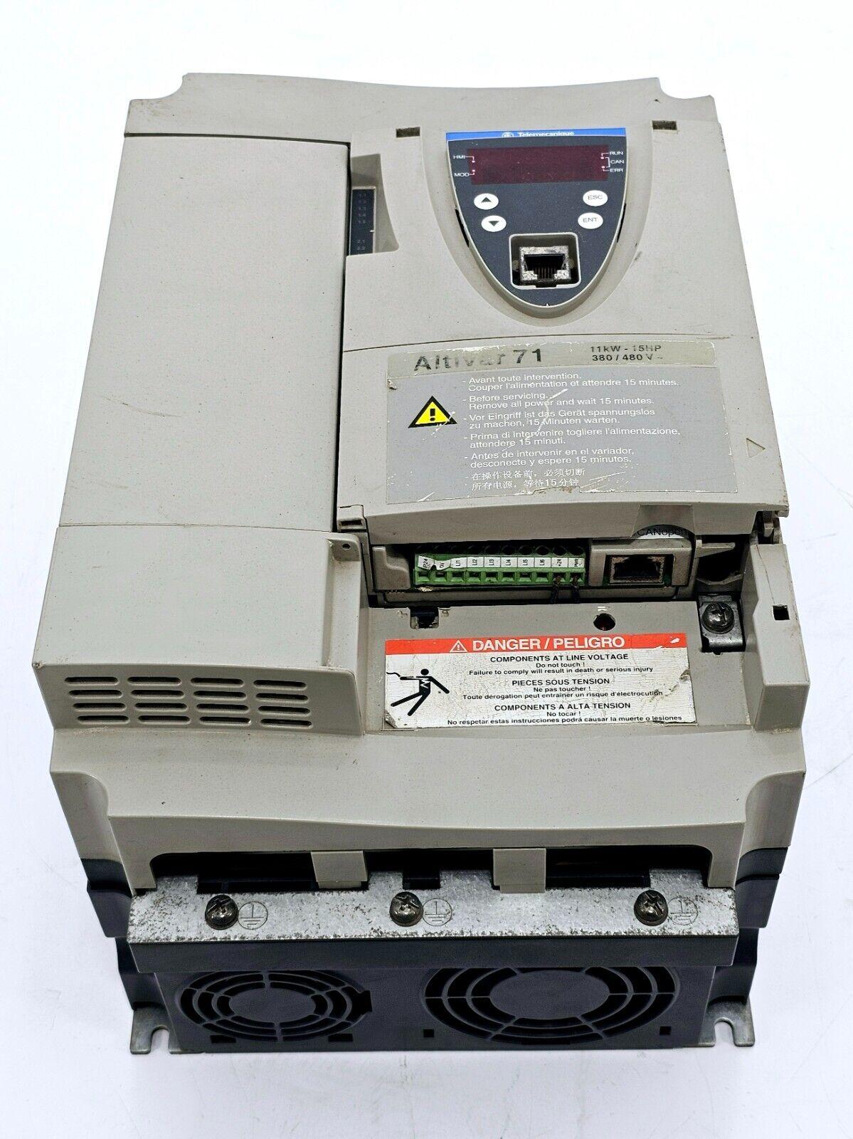 ALTIVAR 71 3-PHASE INVERTER DRIVE ATV71HD11N4Z 15HP AC 11KW