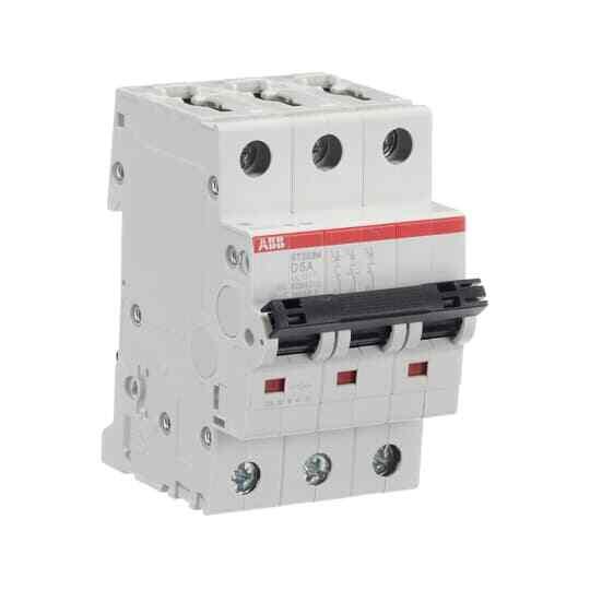 ST203M-D5, Miniature Circuit Breaker D-Char., 10kA, 5A, 3P