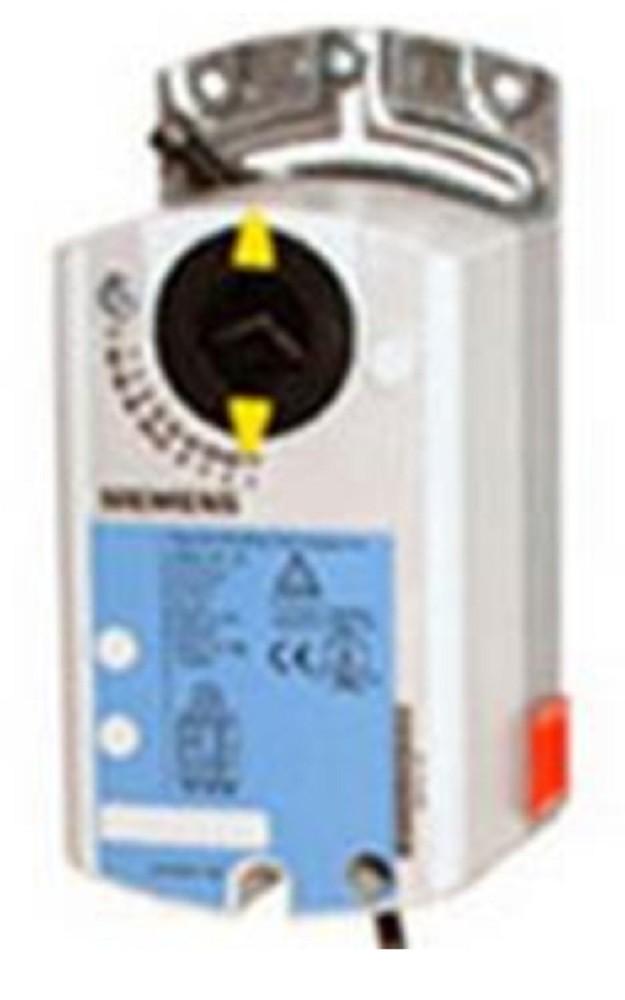 GDE161.1N Non-Spring Return OpenAir Damper Actuator, 44 lb-in, 24 VAC/DC