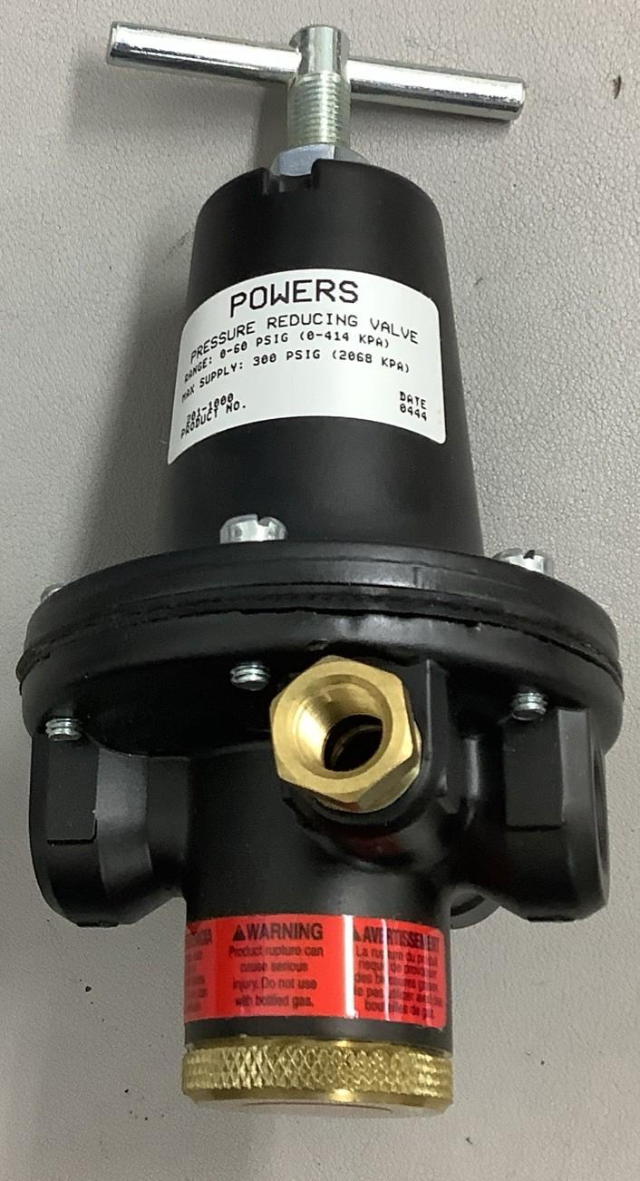 Pneumatic Pressure Reducing Valve 201-1000, 0-60PSI, 1/4"NPT b657)