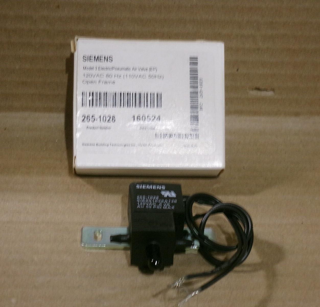 265-1028 Model Electric Pneumatic Air Valve 120VAC 60Hz AK