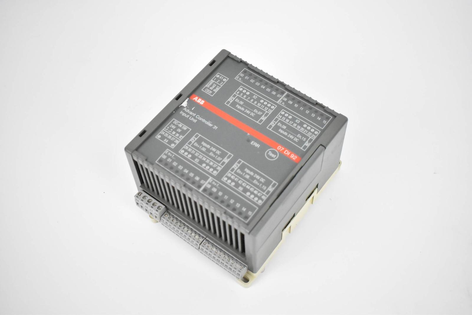Advant Controller 31 Input Unit 07 DI 92 GJR5252400R0101 07DI92E