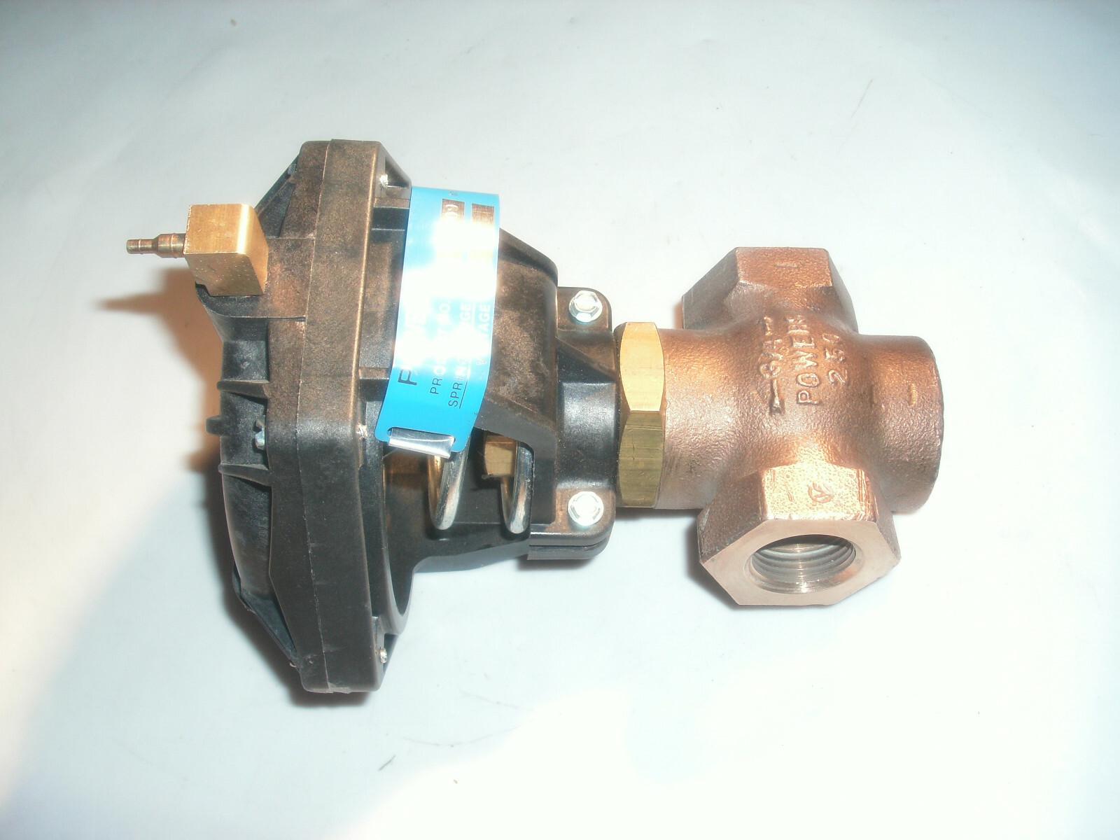 POWERS 656-0009 MODEL 049336 2-WAY VALVE 3/4" NPT 2-6# SPRING CV 6.3