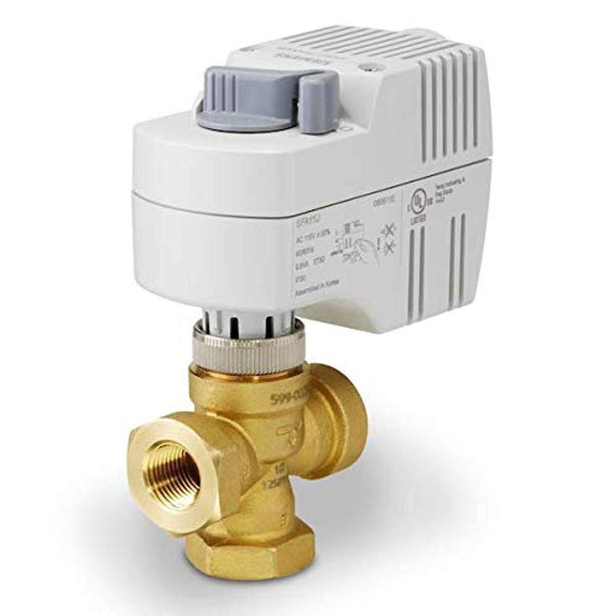 242-00232 Brass Zone Valve 3-Way 24V NPT 4.1 Cv