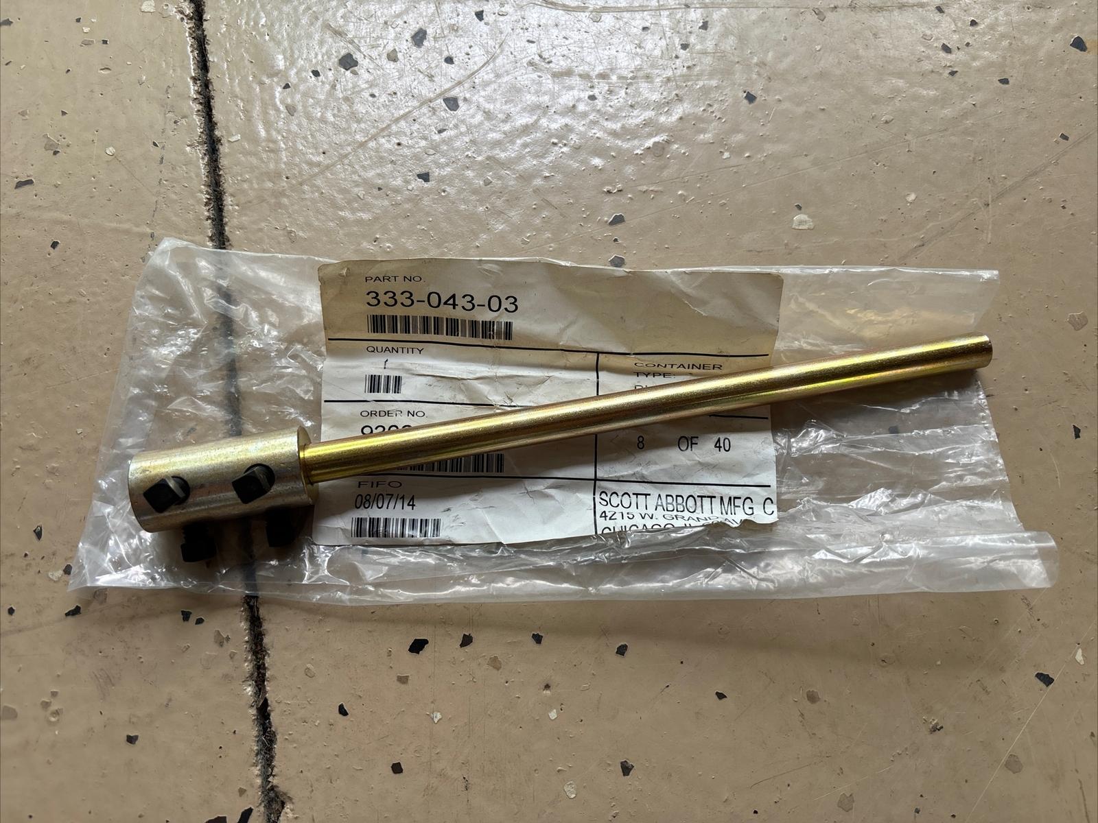 Shaft Extension Assembly 1/2" 9" Depth 333-043-03