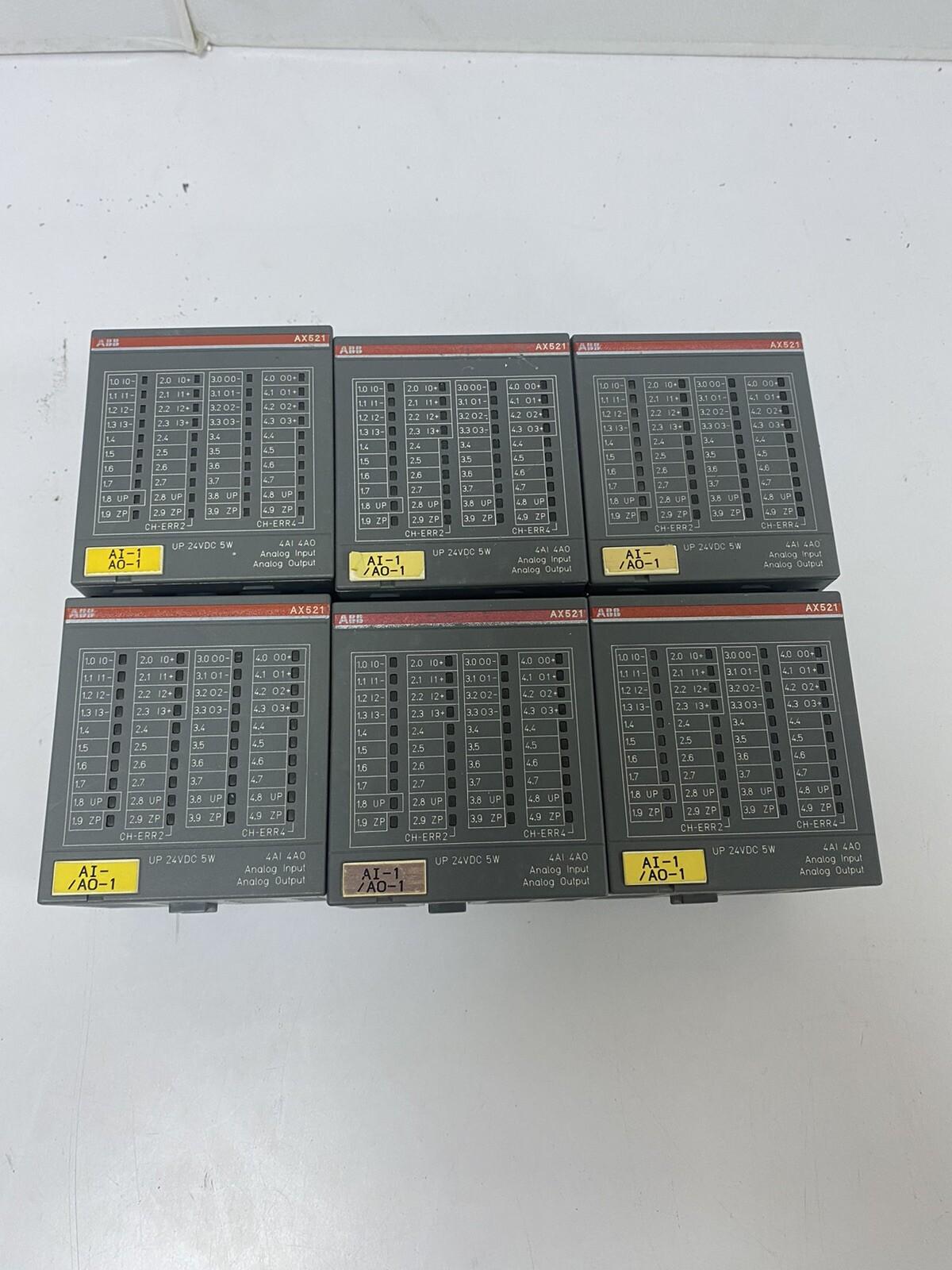 AX521 B4 Analog Input/Output Module 1SAP250100R0001