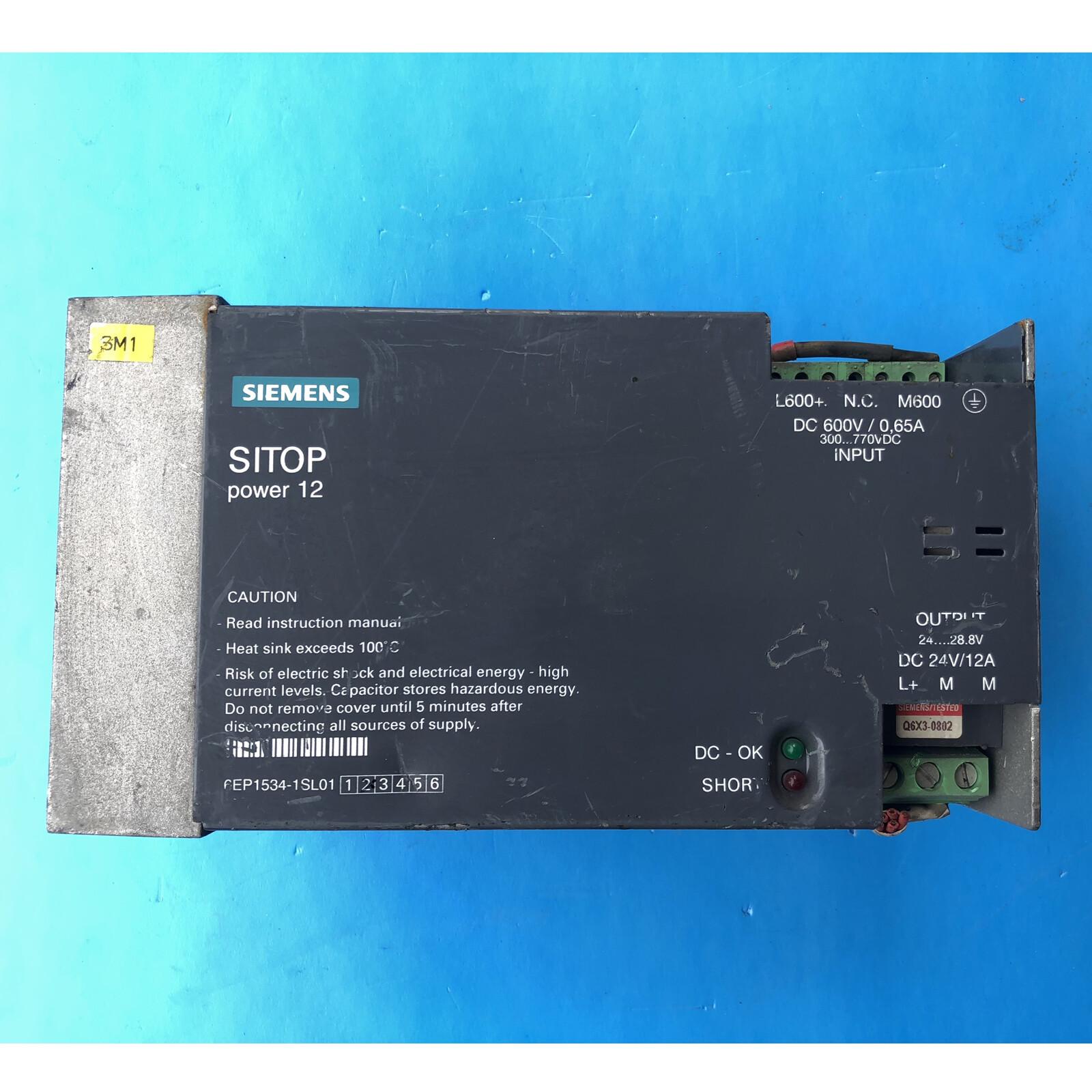 Power Supply 6EP1534-1SL01 6EP1 534-1SL01 Fully