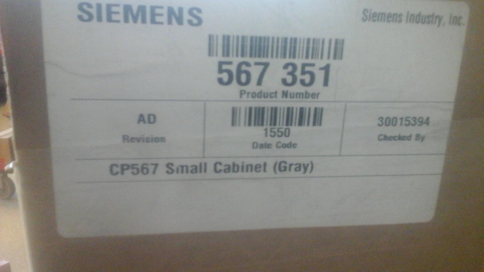 Sealed 567-351 CP567 Small Cabinet Gray