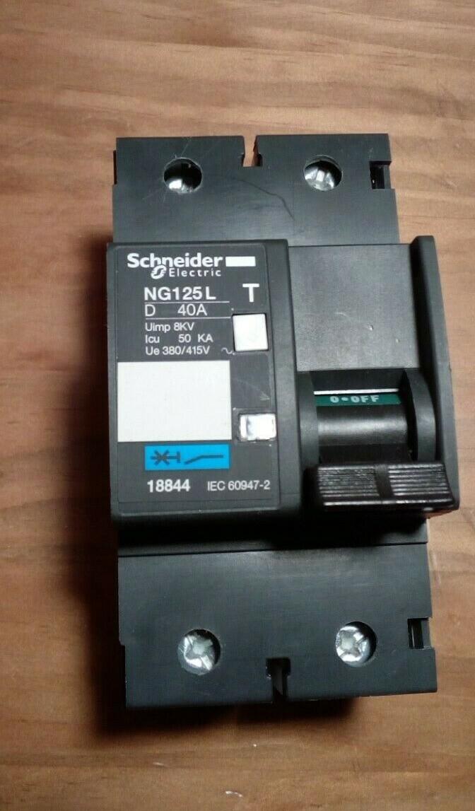 18844 NG125 Circuit Breaker NG125L 2P 40A Curve